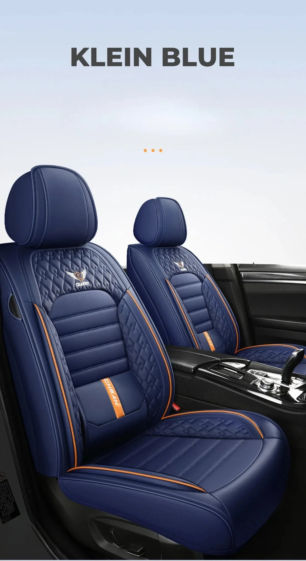 Ultra-Comfy & Durable Full-Wrap Leather Car Seat Covers