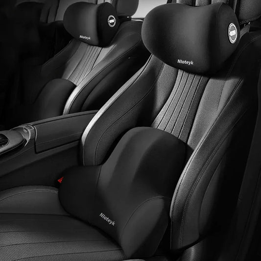 Car Memory Foam Neck Pillow Protection Lumbar Backrest Cushion