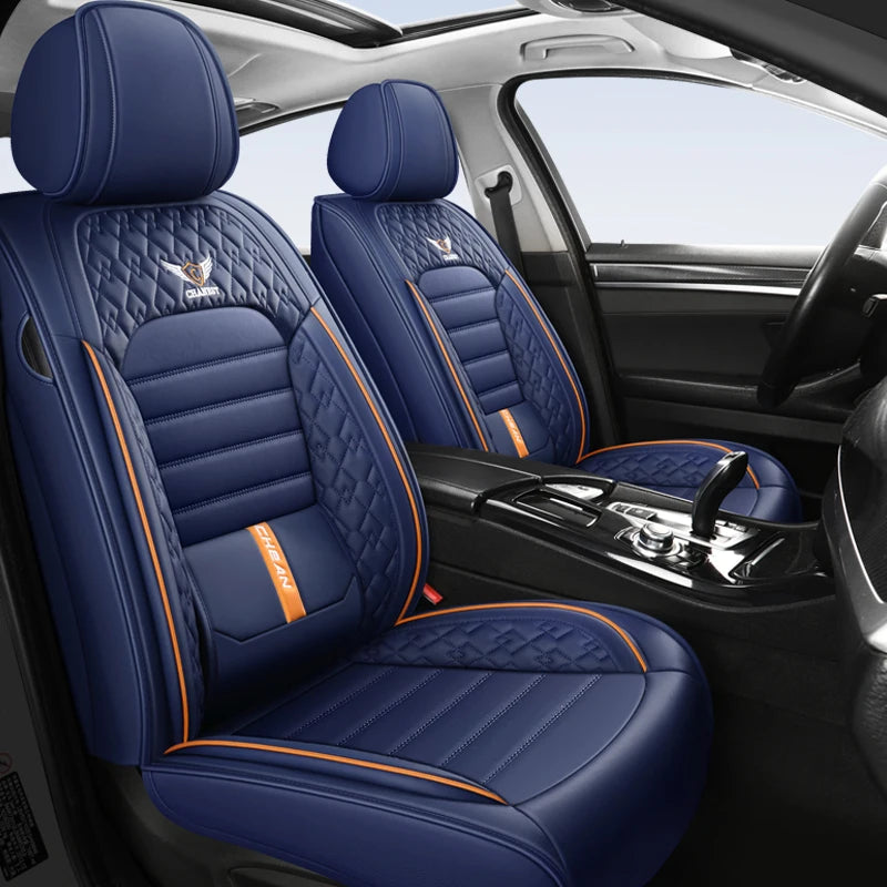 Ultra-Comfy & Durable Full-Wrap Leather Car Seat Covers