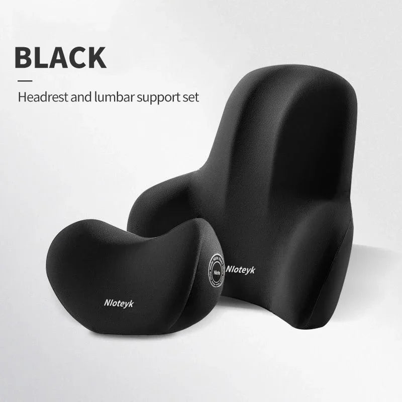 Car Memory Foam Neck Pillow Protection Lumbar Backrest Cushion