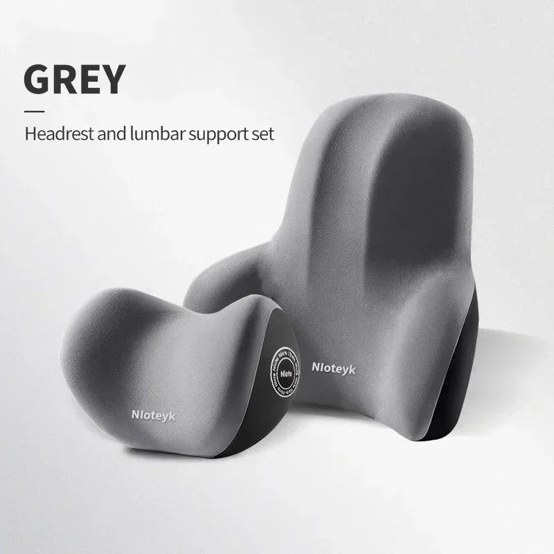 Car Memory Foam Neck Pillow Protection Lumbar Backrest Cushion