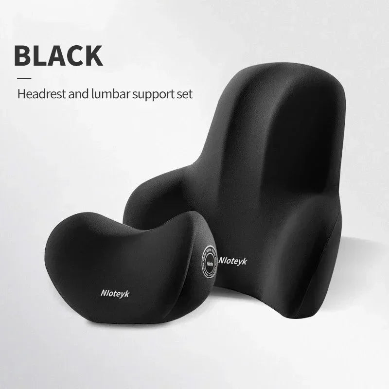 Car Memory Foam Neck Pillow Protection Lumbar Backrest Cushion