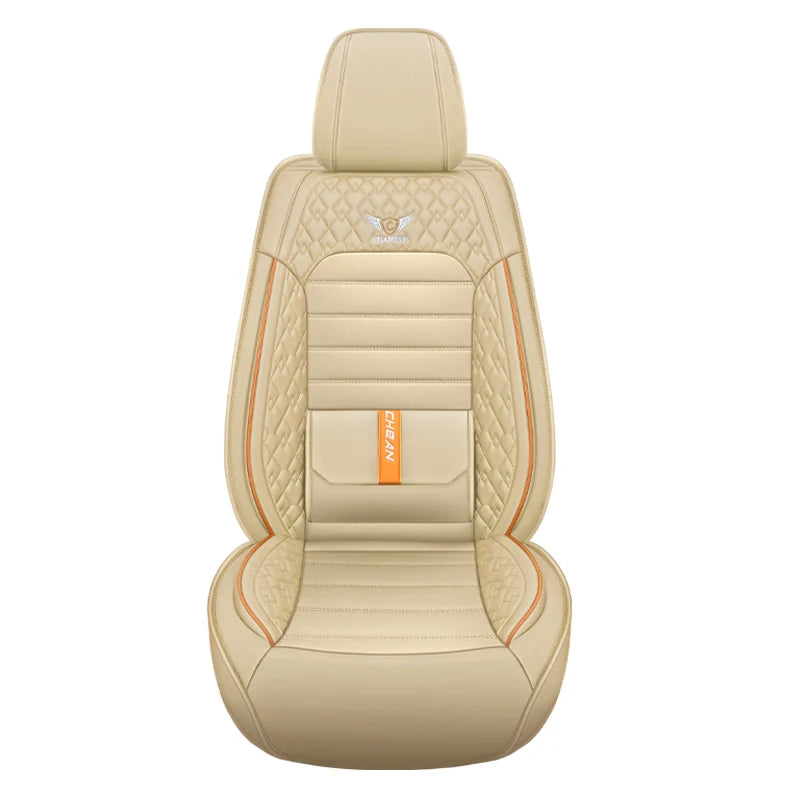 Ultra-Comfy & Durable Full-Wrap Leather Car Seat Covers