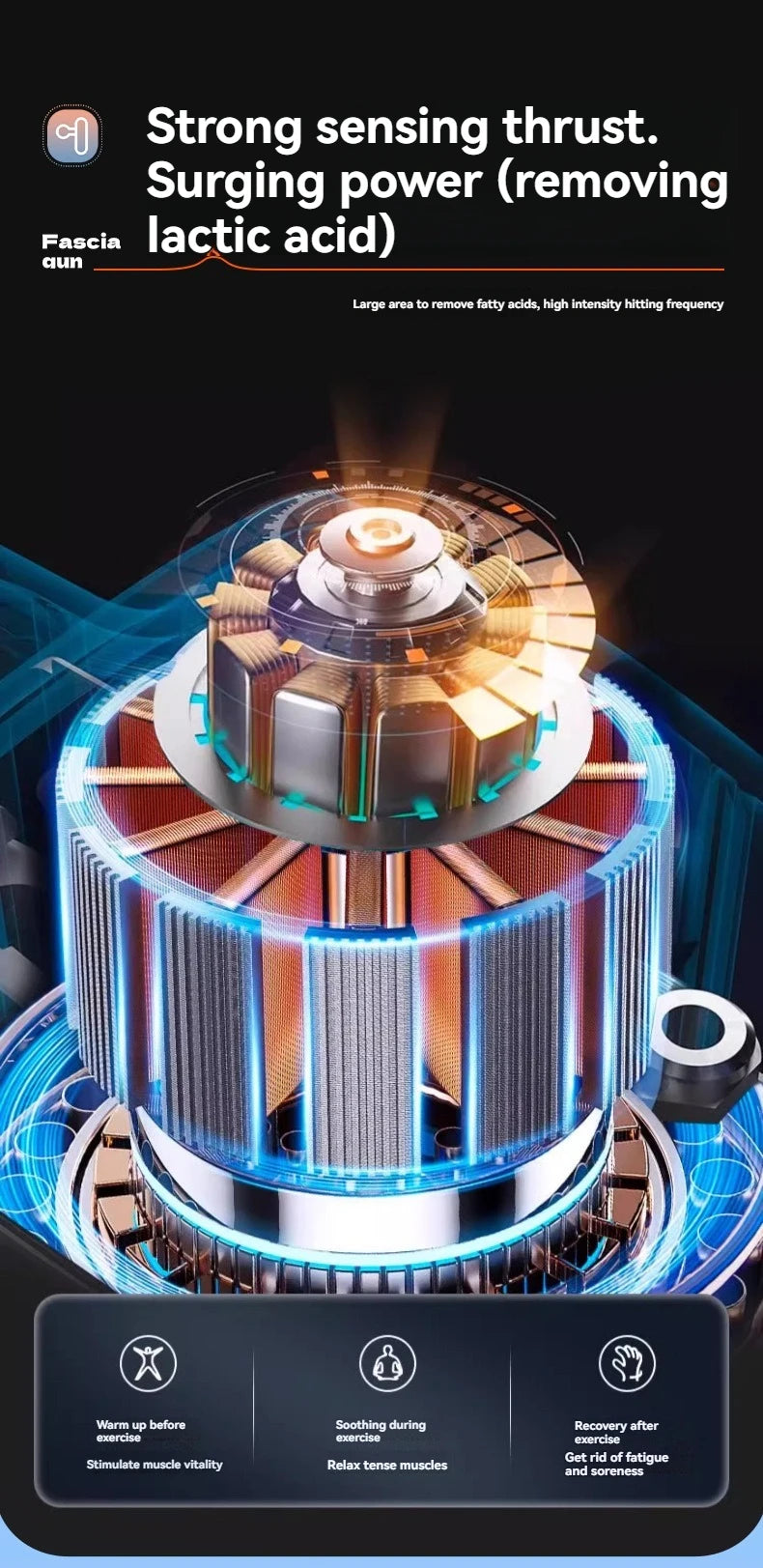 Fascia Gun Muscle Relaxation Massager