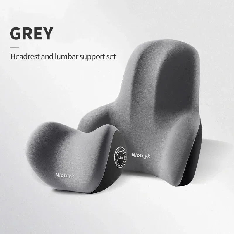 Car Memory Foam Neck Pillow Protection Lumbar Backrest Cushion