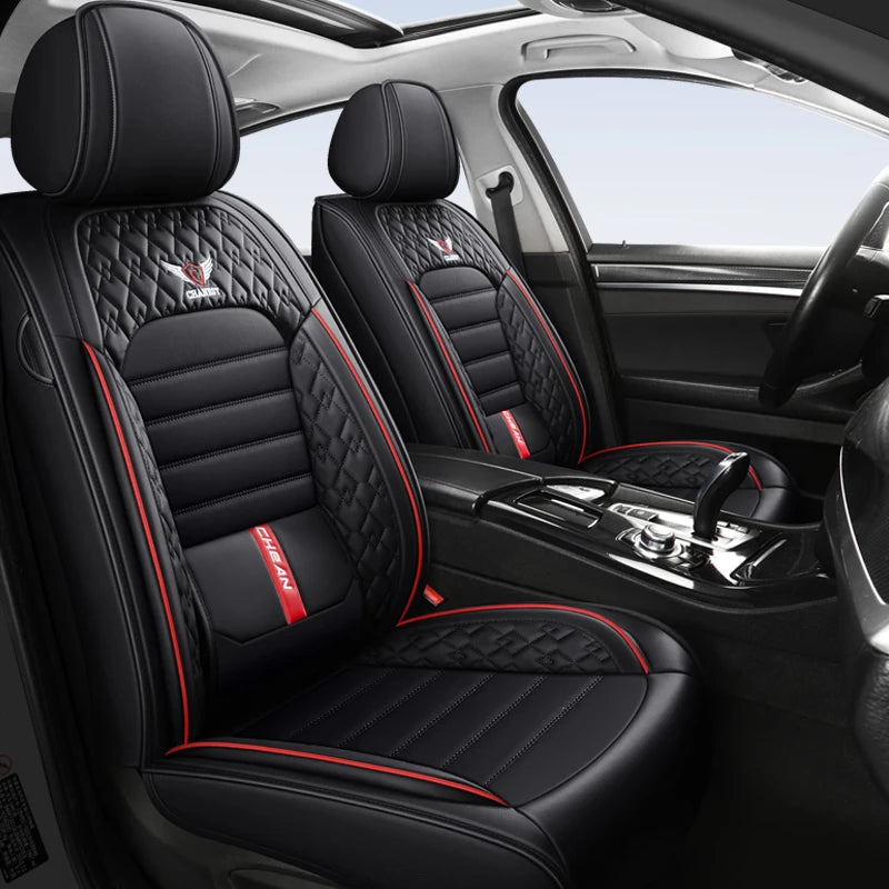 Ultra-Comfy & Durable Full-Wrap Leather Car Seat Covers
