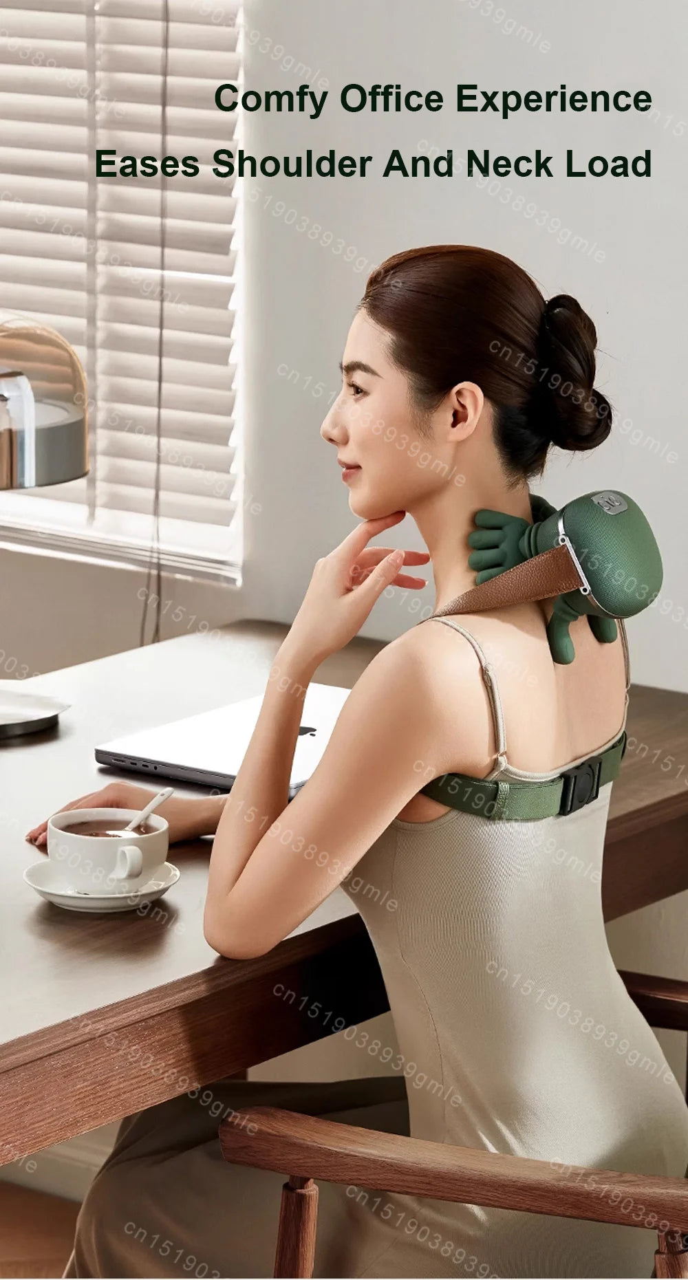N7 Master Hand Shoulder and Neck Massager Cervical Spine Massager Trapezius Neck Massager Hot Compress Electric Cervical