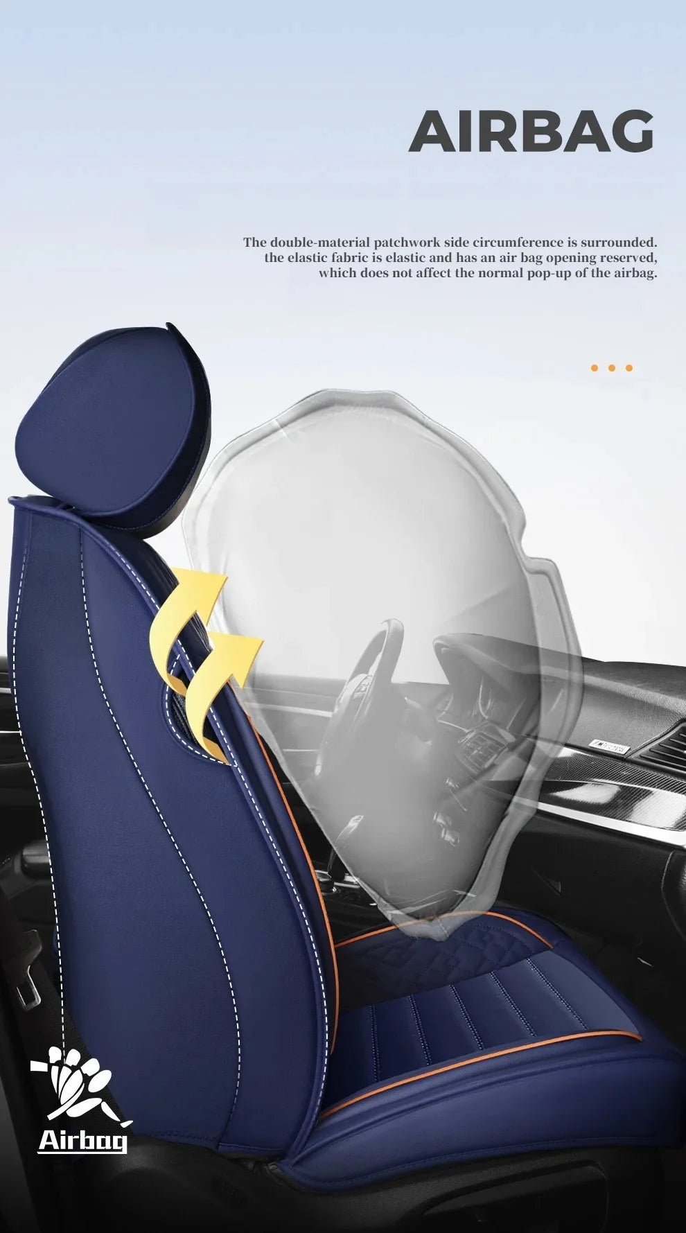 Ultra-Comfy & Durable Full-Wrap Leather Car Seat Covers